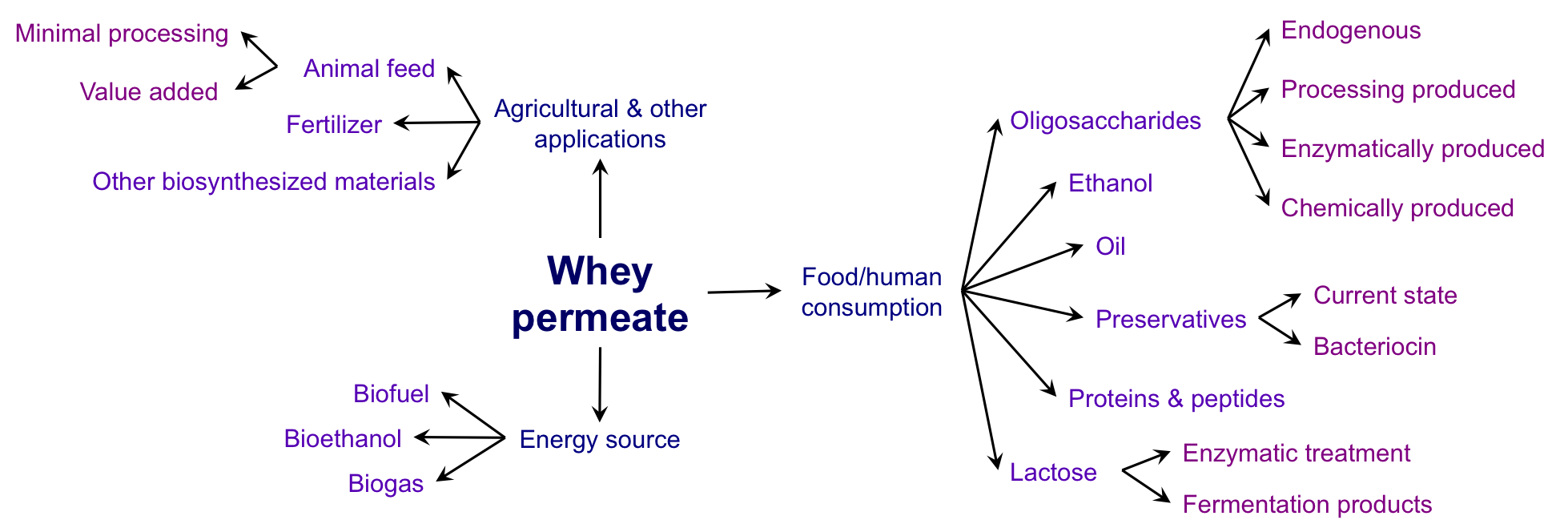Whey permeate infographic